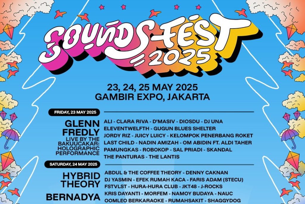 Soundsfest 2025 Hadir Lebih Besar di Jakarta, Tampilkan 68 Musisi Lokal dan Internasional