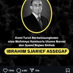 Innalillahi, Suami Najwa Shihab, Ibrahim Sjarief bin Husein Assegaf Wafat 
