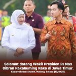 Khofifah Sambut Hangat Wapres Gibran Setibanya di Jatim