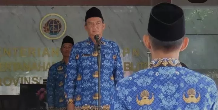 Kementerian ATR/BPN Gelar Upacara Hari Kesaktian Pancasila di Kantor Pertanahan Kabupaten Blitar