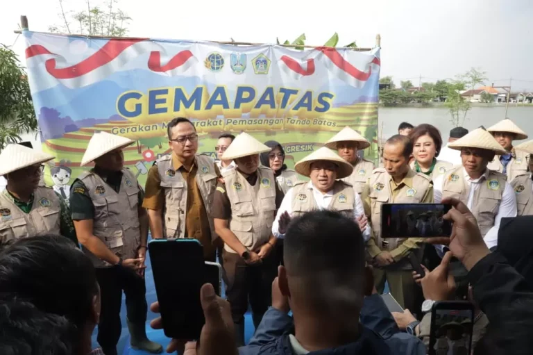 Gerakan Pasang Patok Serentak BPN Jatim Targetkan 1,8 Juta Batas Terpasang