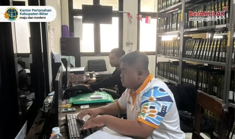 Jam Kerja Tambahan di Hari Minggu Diterapkan Kantor Pertanahan Blitar untuk Percepatan PN