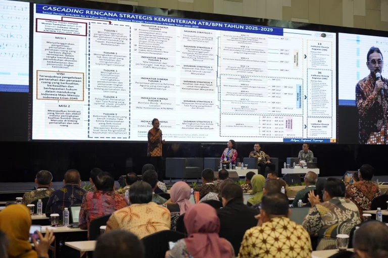 Sekjen ATR/BPN Tekankan Pemahaman Renstra di Rakernas 2025