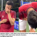 Justin Barki Donasikan Bonus Emas SEA Games 2025 untuk Korban Banjir Bandang Sumut