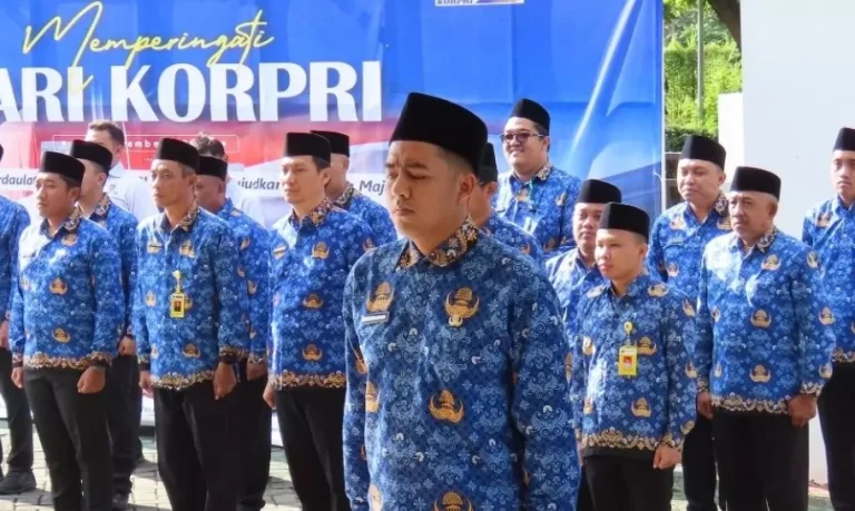 Upacara Hari KORPRI di Kantor Pertanahan Blitar Dipimpin Barkah Yoelianto