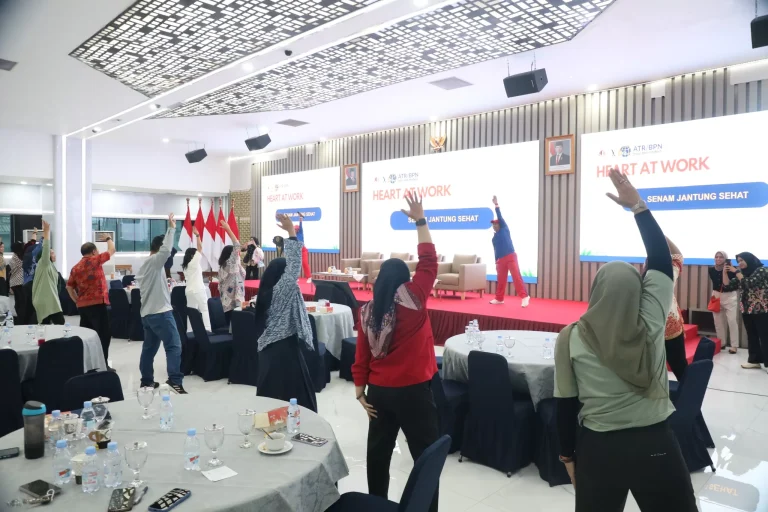 Sosialisasi Kesehatan Jantung di ATR/BPN Dorong ASN Terapkan Hidup Sehat