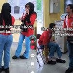 Warganet Ramai-ramai Komentari Pegawai SPBU yang Kini Gunakan Celana Jeans Sebagai Seragam