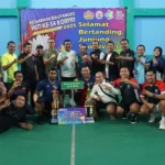 Kementerian ATR/BPN Raih Dua Piala di Kejuaraan Bulutangkis HUT ke-54 KORPRI