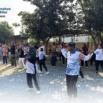Senam Pagi Kantah Kabupaten Blitar, Tingkatkan Kesehatan dan Kekompakan Pegawai