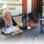 Pelayanan pertanahan di Kantor Pertanahan Kabupaten Blitar pada Kamis (16/07/2026) berlangsung lancar dan tertib.
