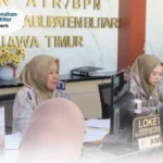 Pelayanan pertanahan di Kantor Pertanahan Kabupaten Blitar pada Senin (13/07/2026) berlangsung lancar dan tertib.