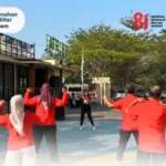 Senam Pagi Kantor Pertanahan Kabupaten Blitar, Pegawai Kompak Jaga Kesehatan