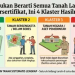 PTSL Bukan Berarti Semua Tanah Langsung Bersertifikat, Ini 4 Klaster Hasilnya