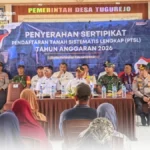 500 Sertipikat PTSL Diserahkan kepada Warga Desa Tugurejo Kabupaten Blitar